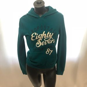 AEROPOSTALE TEAL HOODIE